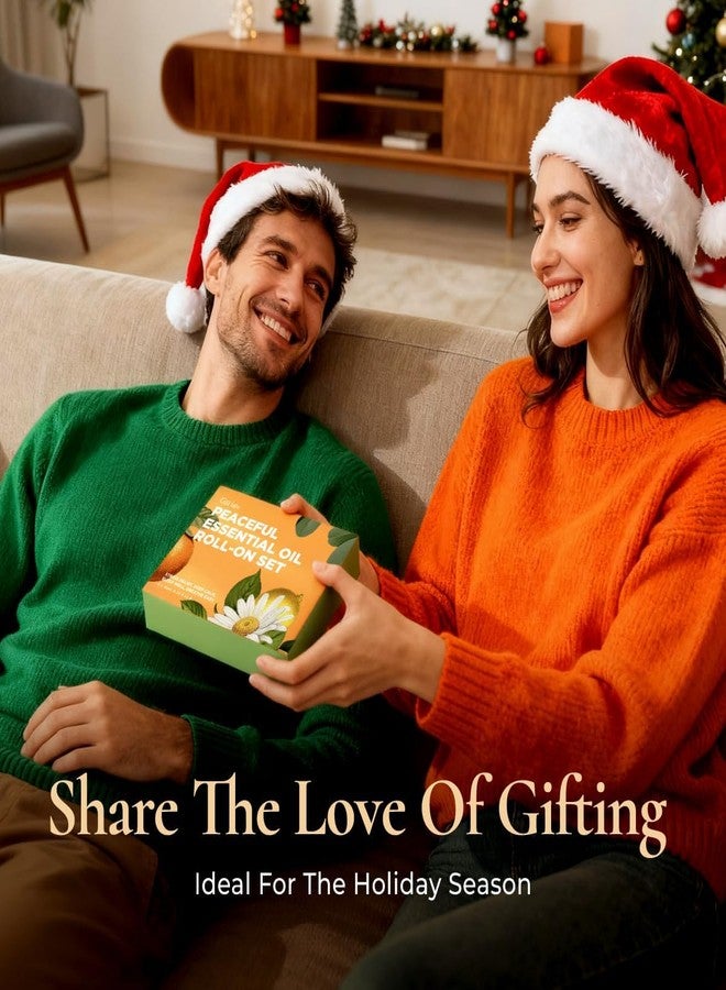 Gya Labs Peaceful Roll on Essential Oils Set - 0.34 Fl Oz Each - Essential Oil Set Relaxation Womens Gifts for Christmas - Blends for Calm, Aromatherapy Stocking Stuffers, Relaxing Gifts for Women - Image 2